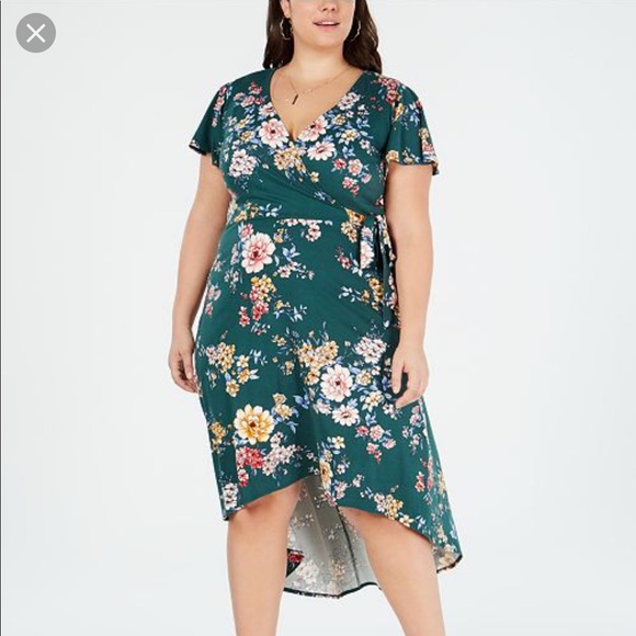 BCX Dresses & Skirts - Host Pick x2 🌟 Macy’s BCX Plus Faux Wrap Dress